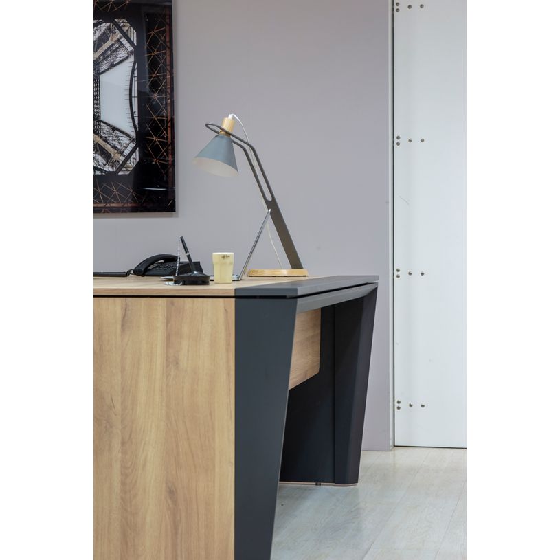 3483601088443-Bureau manager ARCADE - 165 cm - chêne/anthracite-P_400013547_2-1