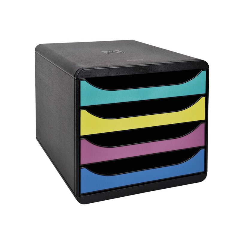 9002493424876-Exacompta BigBox - Module de classement 4 tiroirs - noir/forever young-P_400013555_1-0