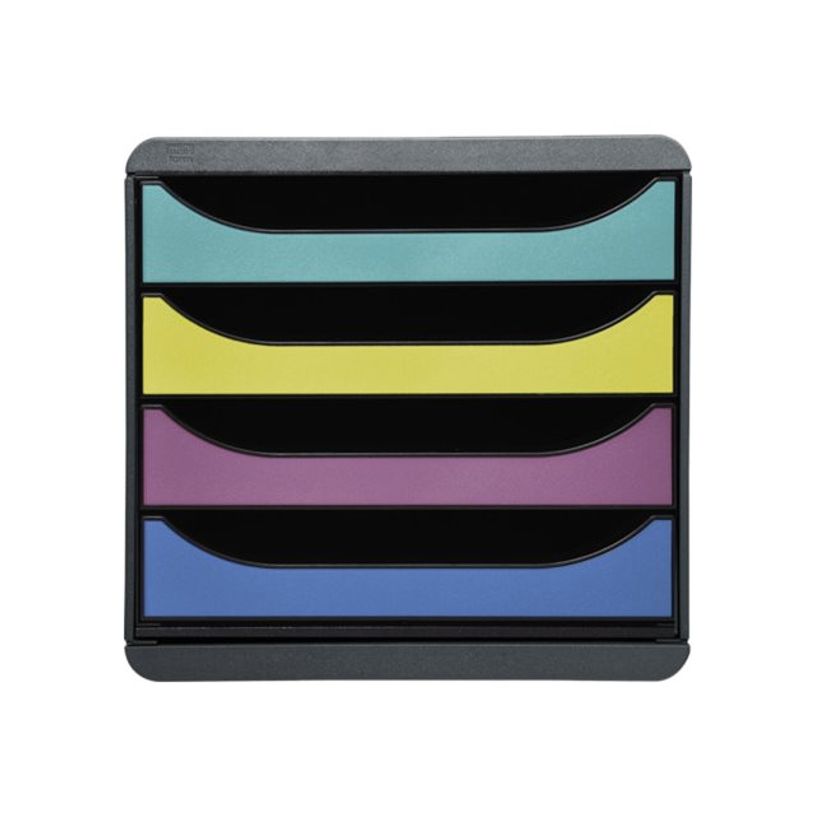 9002493424876-Exacompta BigBox - Module de classement 4 tiroirs - noir/forever young-P_400013555_2-1