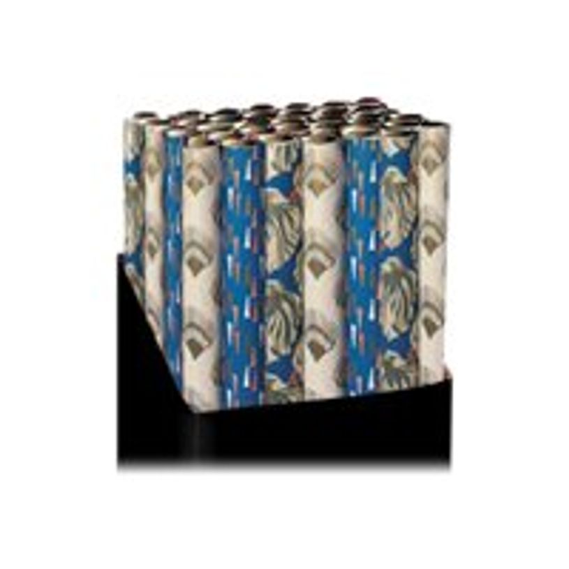 3700572757292-Kiub - Papier cadeau - 70 cm x 2 m - disponible dans différents motifs bleu et blanc - 80-P_400013977_1-0