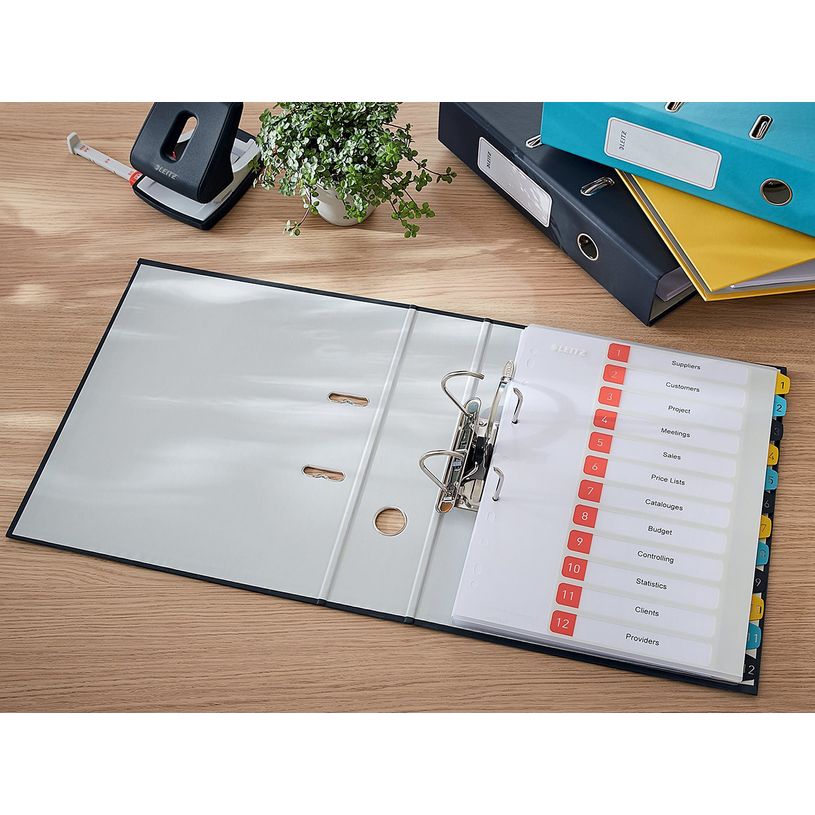 4002432125227-Leitz 180° Cosy - Classeur à levier - Dos 80 mm - A4 - gris-P_400014122_4-3