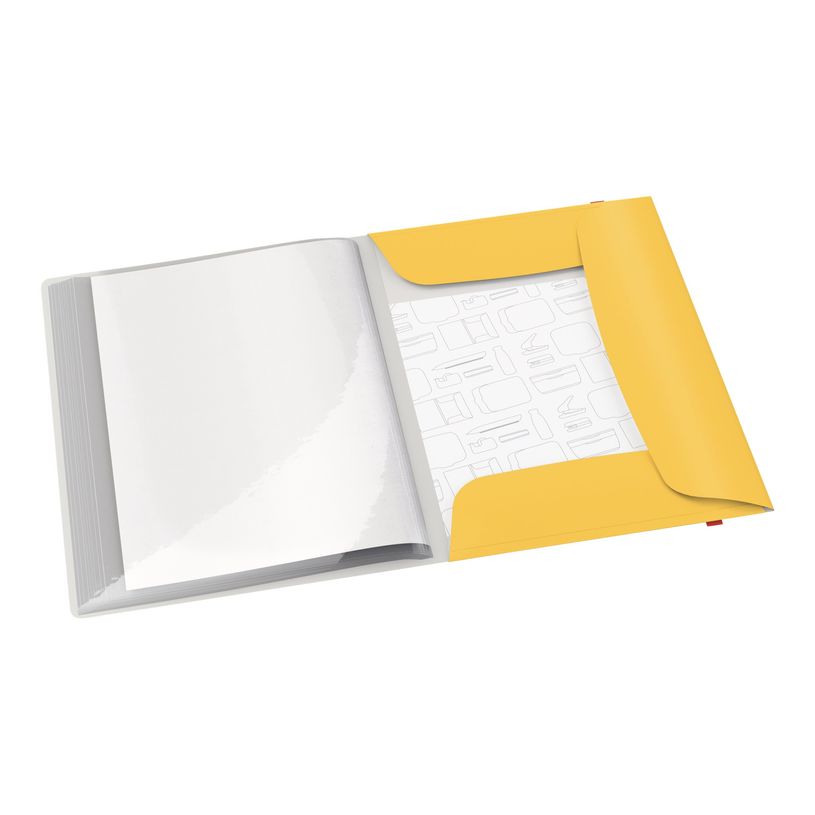 4002432125722-Leitz Cosy Mobile - Porte vues avec élastique - 40 vues - jaune-P_400014137_2-1
