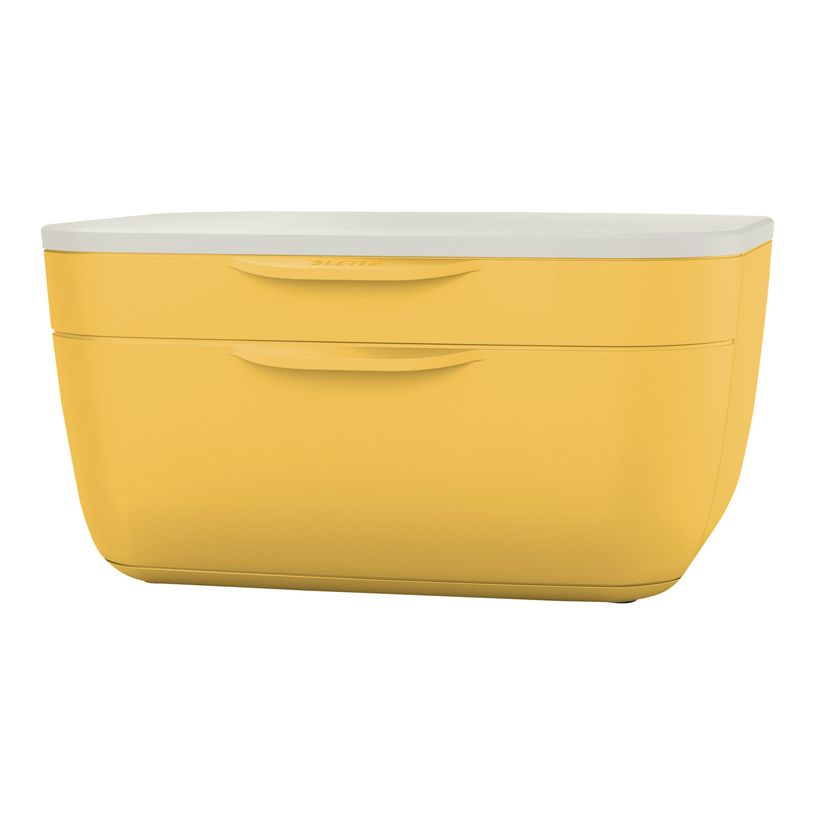 4002432124756-Leitz Cosy - Bloc de classement plastique - 2 tiroirs - jaune-P_400014143_2-1