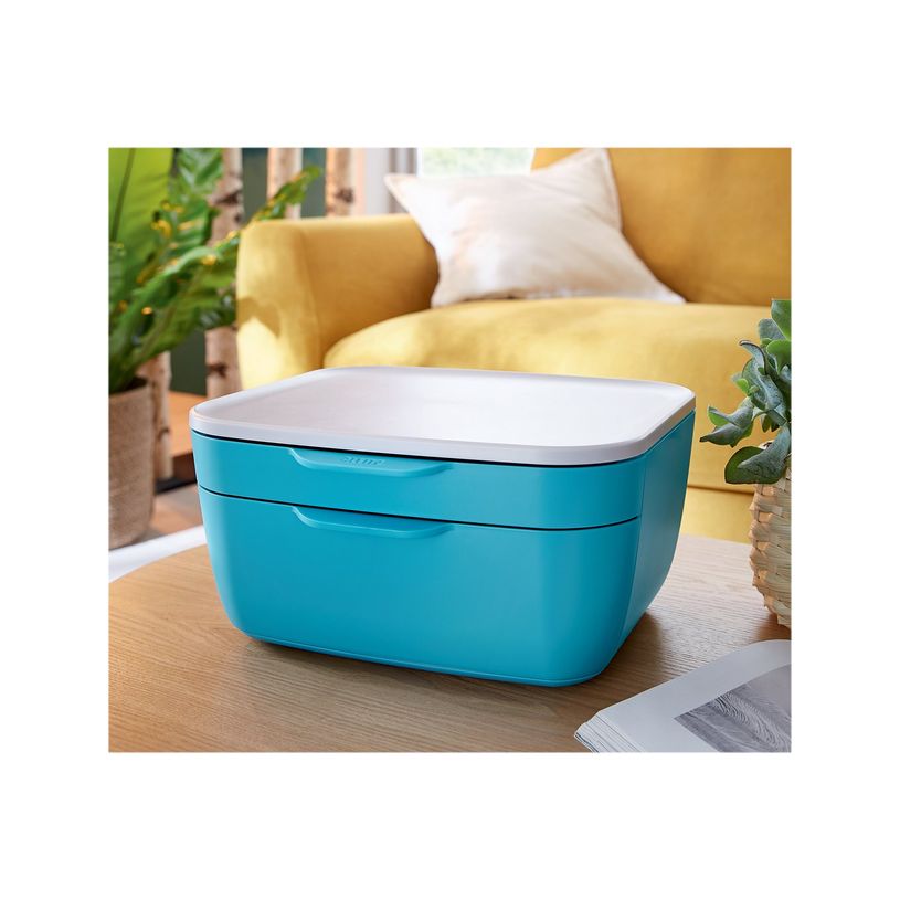4002432124763-Leitz Cosy - Bloc de classement plastique - 2 tiroirs - bleu-P_400014144_5-4