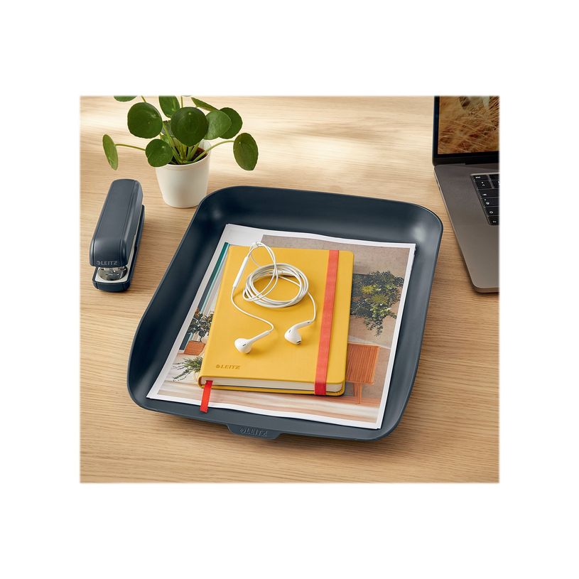 4002432124800-Leitz Cosy - Corbeille à courrier plastique - gris-P_400014148_1-2