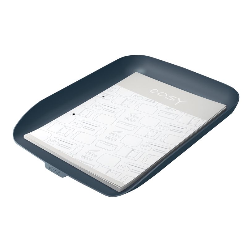 4002432124800-Leitz Cosy - Corbeille à courrier plastique - gris-P_400014148_2-0