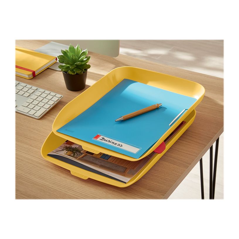 4002432126224-Leitz Cosy - 2 Corbeilles à courrier plastique - jaune-P_400014149_1-1