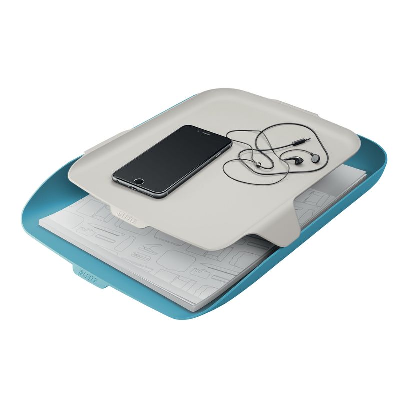 4002432124824-Leitz Cosy - Corbeille à courrier plastique avec organiseur de bureau - bleu-P_400014156_2-0