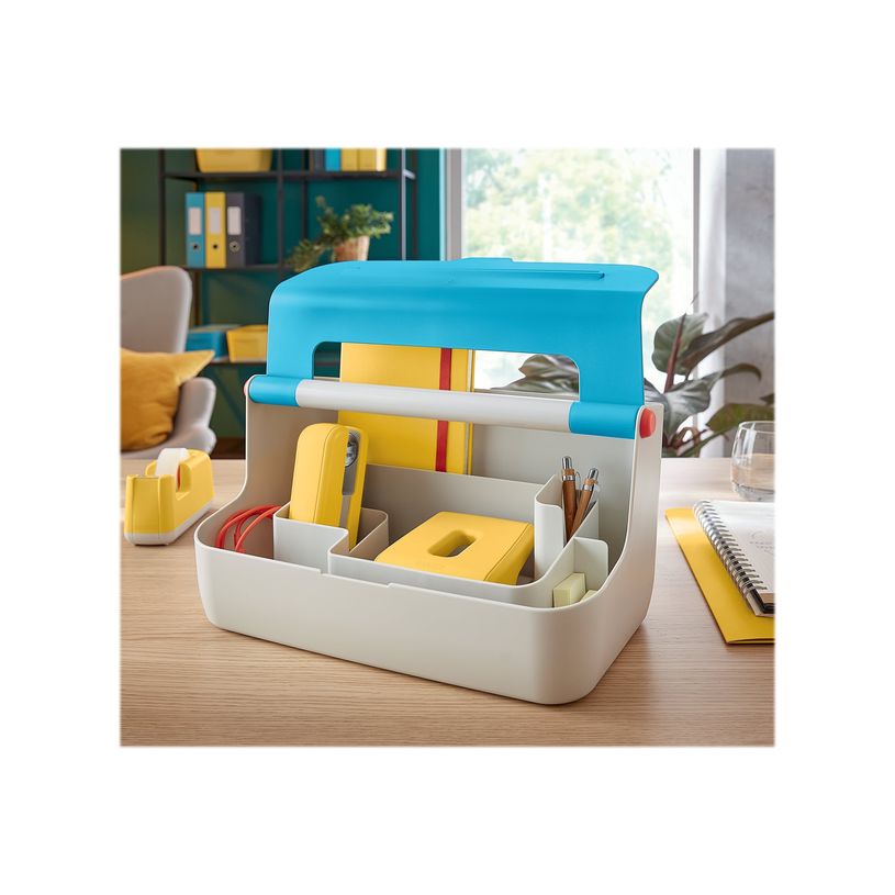 4002432126200-Leitz Cosy - Boîte de rangement organisateur de bureau - bleu - plastique ABS-P_400014159_1-4