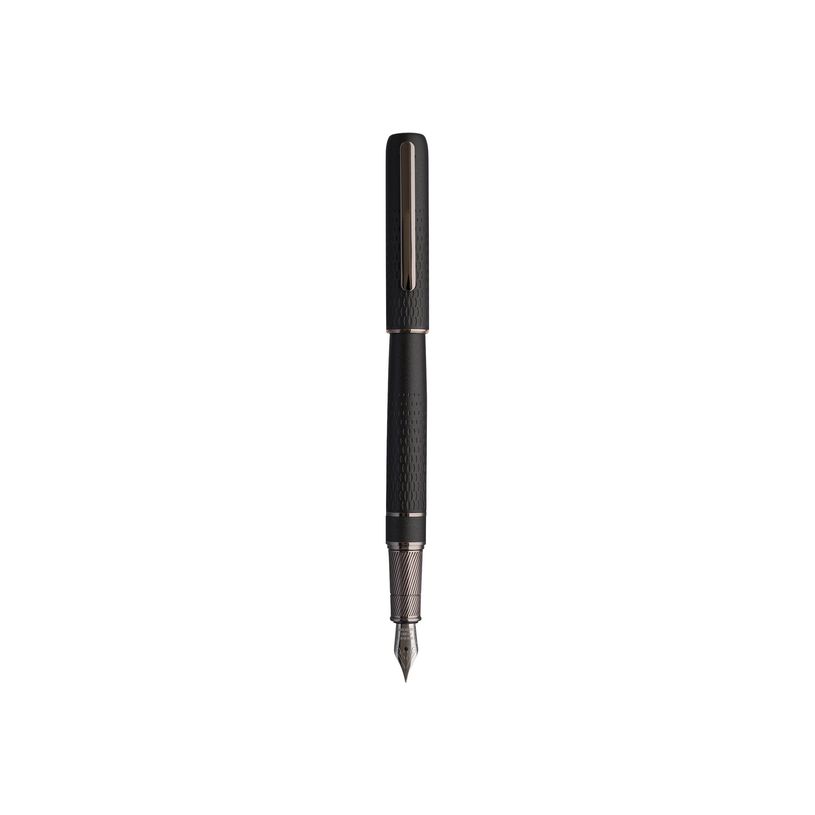 3108722409204-Oberthur Athènes - Stylo plume - noir/gun-P_400014177_2-1