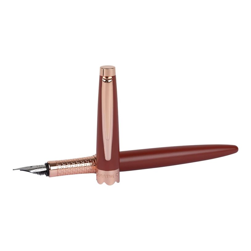 3108722407910-Oberthur Cordoue - Stylo plume - brique-P_400014186_3-2