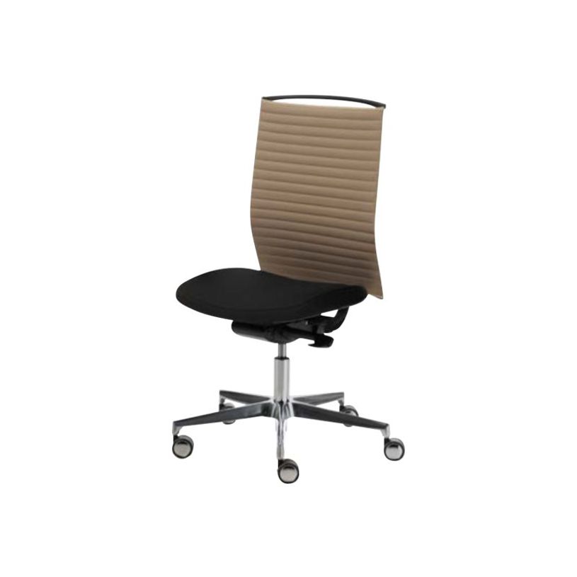 0404000142300-Fauteuil de bureau ATIKA - accoudoirs en option - vert/noir (dossier tissu)-P_400014230_1-0