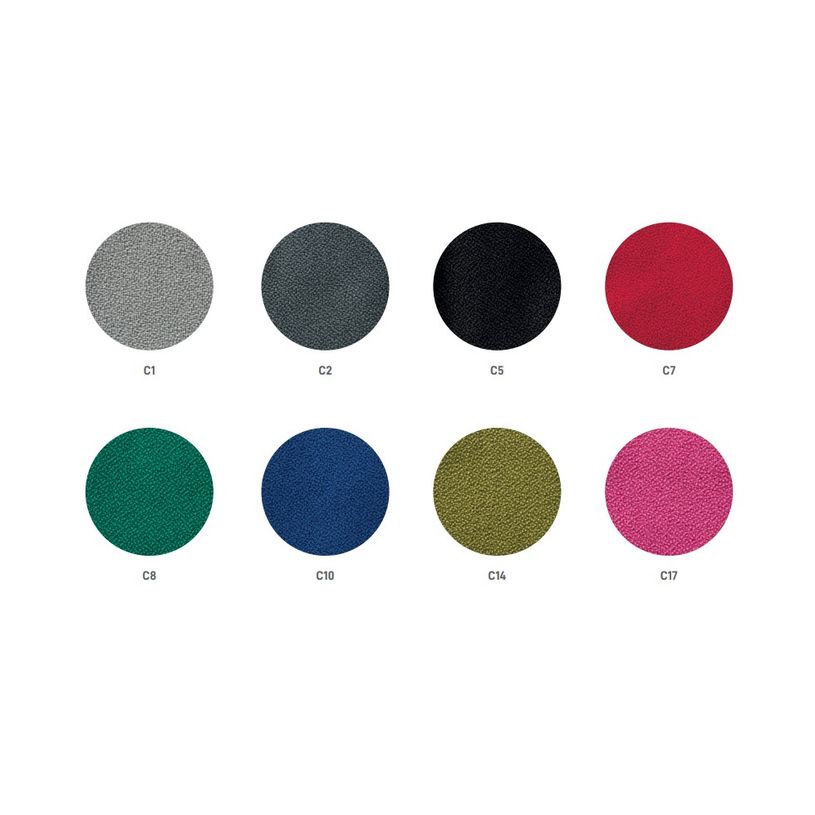 0404000142454-Fauteuil de bureau SIGNO PRO - accoudoirs en option - assise rouge et dossier noir-P_400014245_2-1