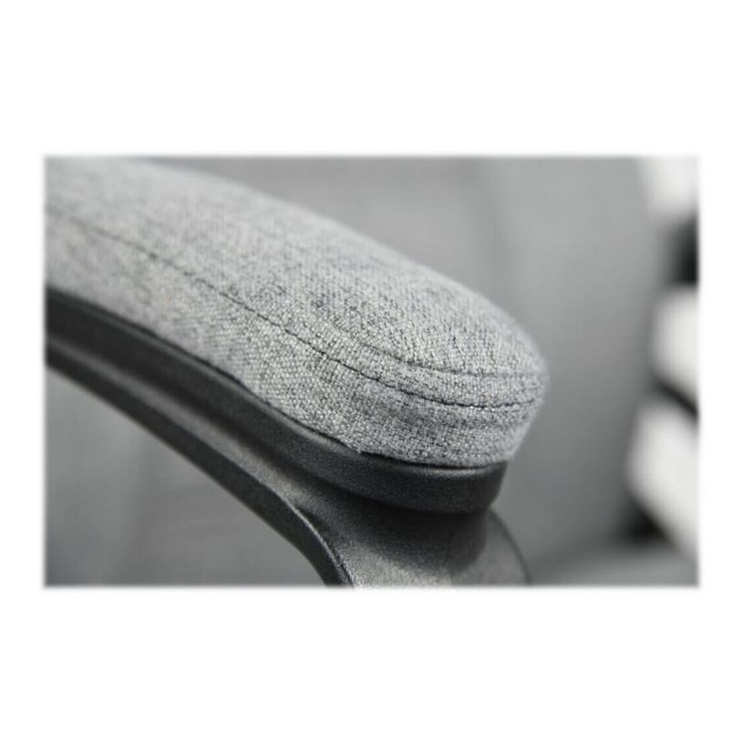 850009447265-Fauteuil de bureau ENZO - accoudoirs fixes - appuie-tête intégré - gris clair-P_400014424_10-9