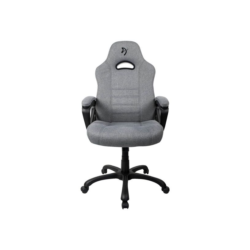 850009447265-Fauteuil de bureau ENZO - accoudoirs fixes - appuie-tête intégré - gris clair-P_400014424_2-1