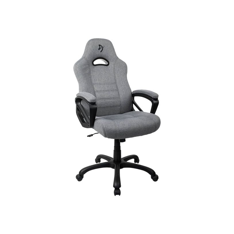 850009447265-Fauteuil de bureau ENZO - accoudoirs fixes - appuie-tête intégré - gris clair-P_400014424_3-2