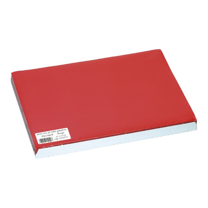 3281513040210-Pronappe - Set de table - Taille 30 x 40 cm - jetable - rouge (pack de 500)-P_400014455_1-0