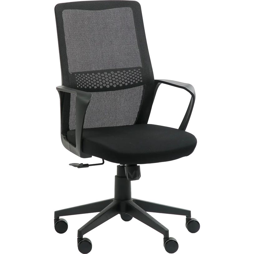 3701338802157-Fauteuil de bureau ZIGY - accoudoirs fixes - noir-P_400014469_3-1