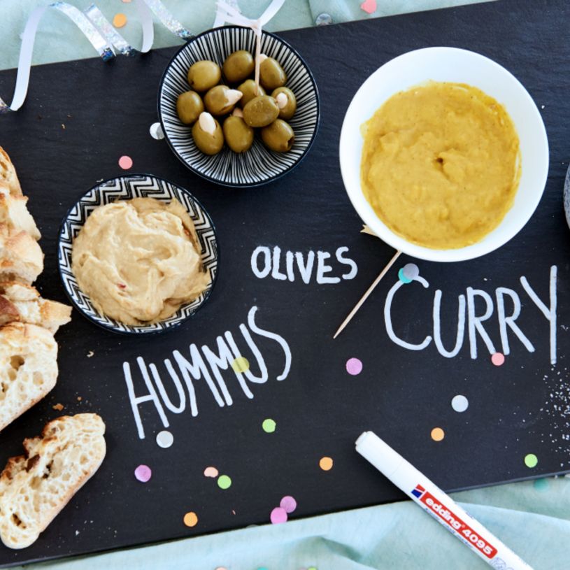 4004764788125-Edding - Marqueur craie liquide e-4095 Blanc - Pointe Ogive 2-3 mm--4