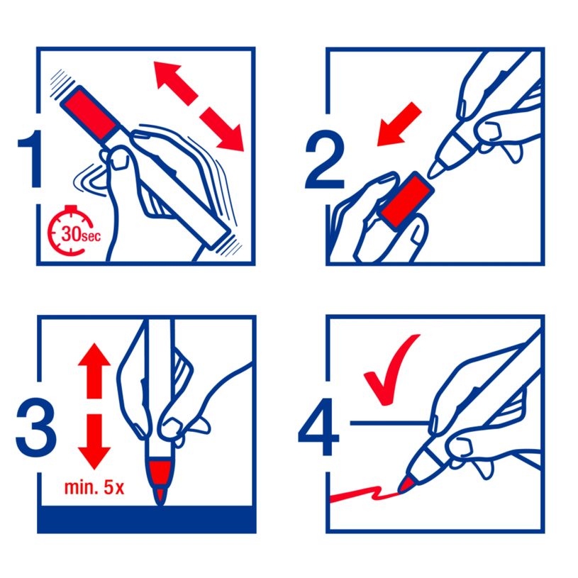 4004764788125-Edding - Marqueur craie liquide e-4095 Blanc - Pointe Ogive 2-3 mm--6