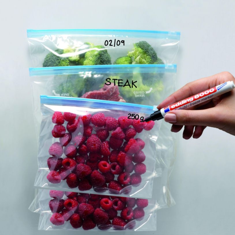 4004764949717-Edding - Blister de 1 Marqueurs pour Surgelés e-8000 Noir - Pointe fine 1 mm--5