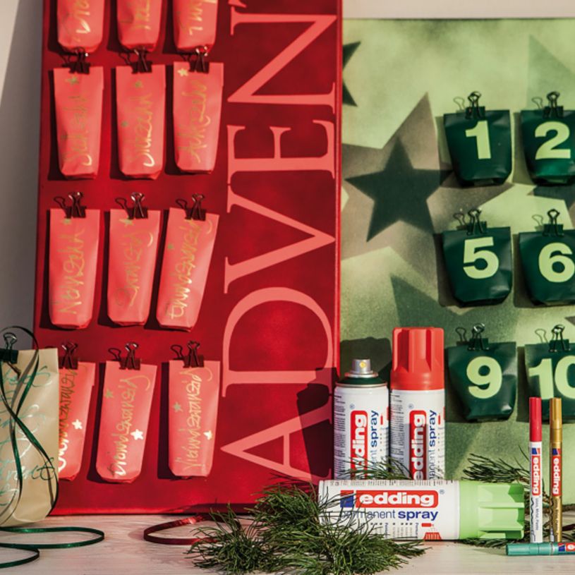 4004764966813-Edding - Peinture acrylique en Aérosol e-5200 Rouge trafic Mat - Spray 200 ml--3