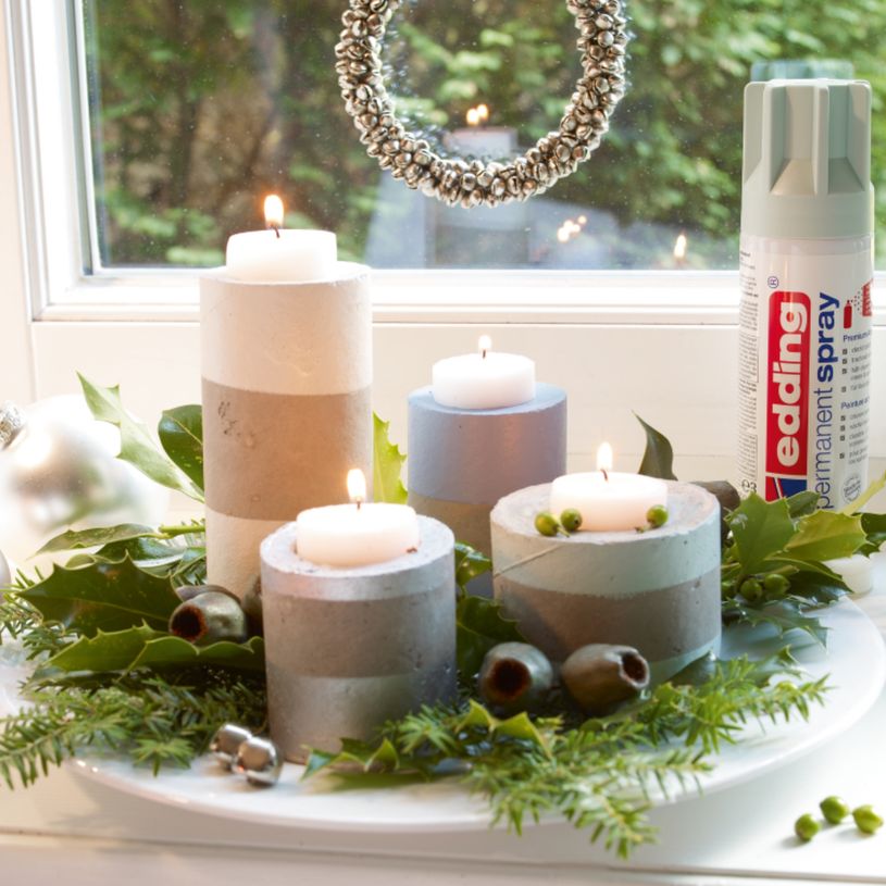 4004764967254-Edding - Peinture acrylique en Aérosol e-5200 Argent précieux Mat - Spray 200 ml--2