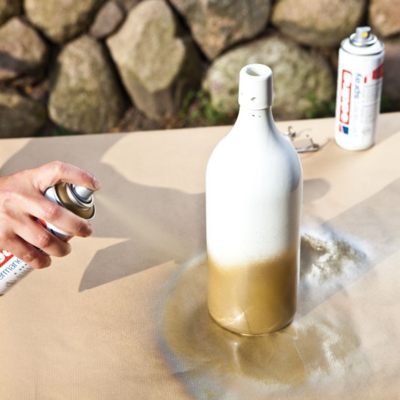 4004764967278-Edding - Peinture acrylique en Aérosol e-5200 Or précieux Mat - Spray 200 ml--3