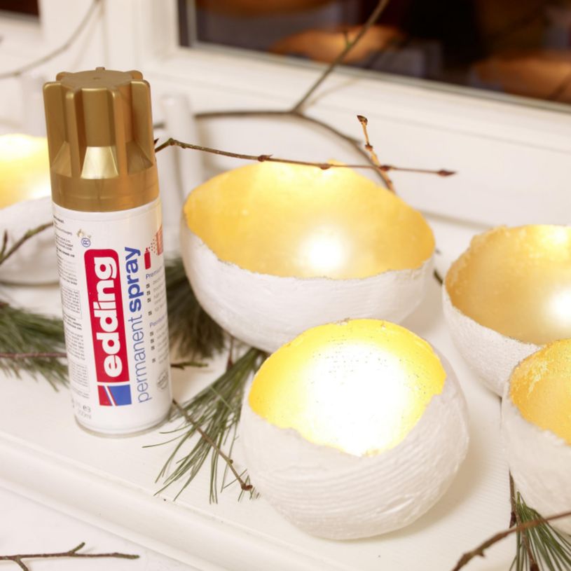 4004764967278-Edding - Peinture acrylique en Aérosol e-5200 Or précieux Mat - Spray 200 ml--4