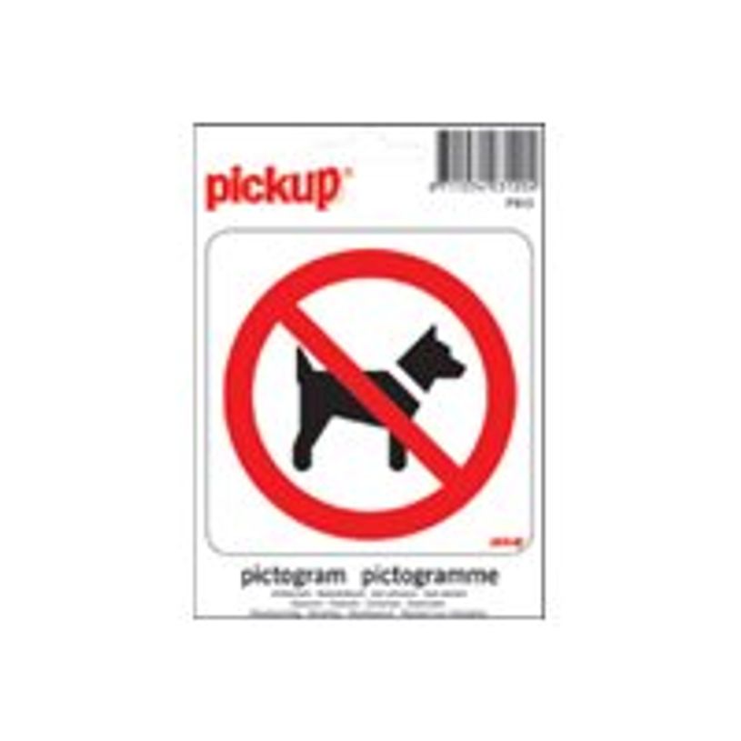 40312040-Pickup - Pictogramme rond - Interdit aux chiens - 100 mm-P_4031204_1-0