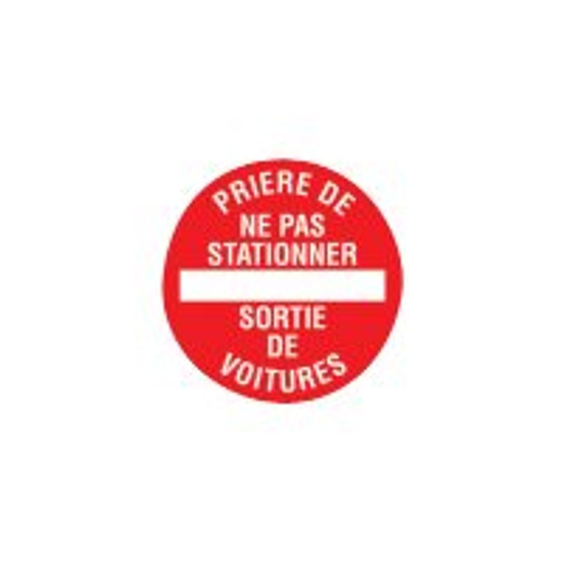 40314402-Pickup - Pictogramme rond - Stationnement interdit/sortie de voiture - 200 mm-P_4031440_2-1