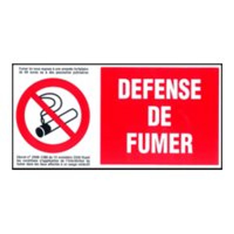 40380360-Pickup - Panneau de signalisation - 300 x 150 mm - Interdit de fumer-P_4038036_1-0
