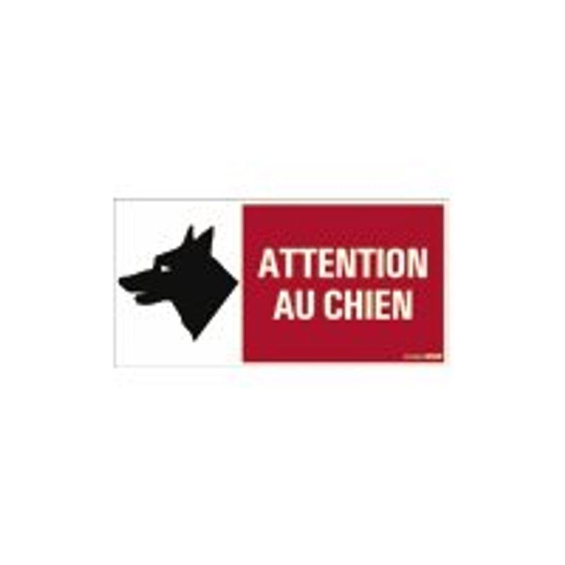 40380438-Pickup - Pictogramme - Attention au chien - 300 x 150 mm-P_4038043_1-0