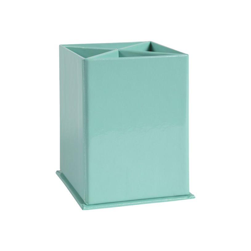 9002493099883-Exacompta Aquarel - Pot à crayons en carton - 4 compartiments - vert pastel-P_405110127_4-3