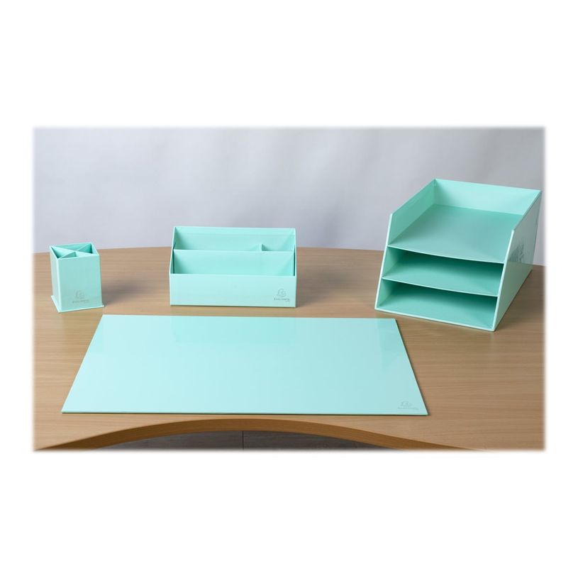 9002493099883-Exacompta Aquarel - Pot à crayons en carton - 4 compartiments - vert pastel-P_405110127_6-5