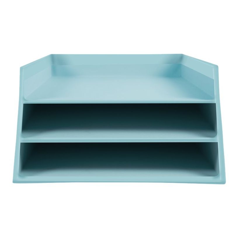 9002493116948-Exacompta Aquarel - Corbeille à courrier 3 niveaux - bleu pastel-P_405110130_1-0