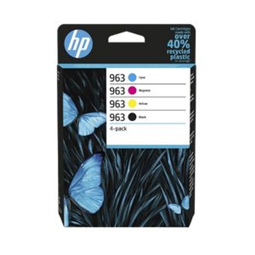 0195122352219-HP 963 Pack de 4 - noir et 3 couleurs - cartouche d'encre originale (6ZC70AE)-P_405110146_3-0