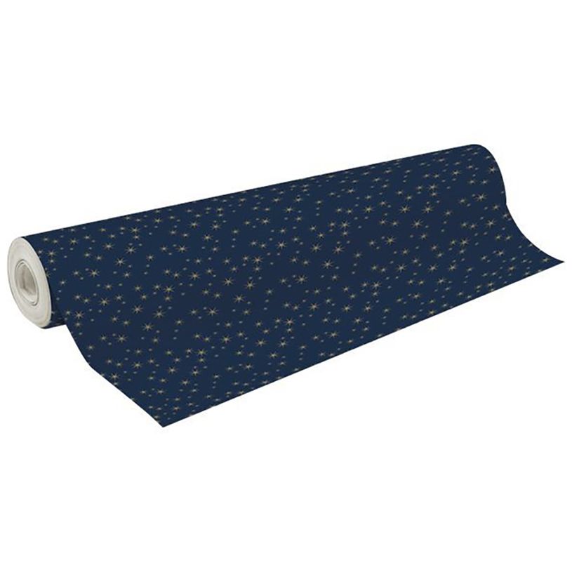 3329682119280-Clairefontaine Alliance - Papier cadeau - 70 cm x 50 m - 60 g/m² - étoiles d'or-P_405110164_1-0