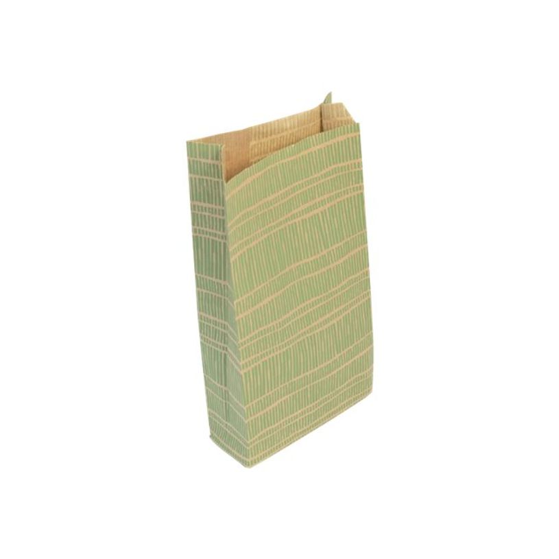 3329683941132-Clairefontaine - 50 Pochettes cadeau kraft - 15 cm x 6 cm x 31 cm - vert d'eau strié-P_405110183_1-0