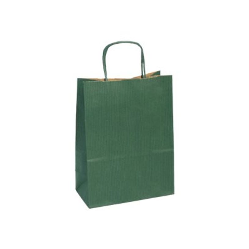3329683956105-Clairefontaine - 25 Sacs cadeau kraft - 16 cm x 8 cm x 21 cm - vert-P_405110185_1-0