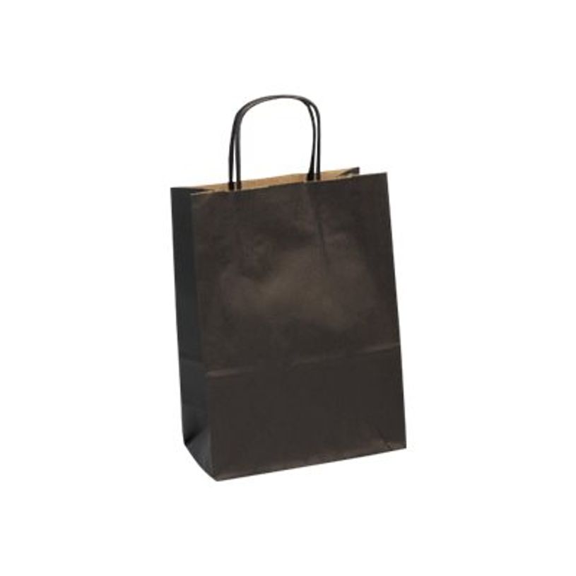 3329683956129-Clairefontaine The Basics - 25 Sacs cadeau kraft noir - 16 cm x 8 cm x 21 cm-P_405110187_1-0