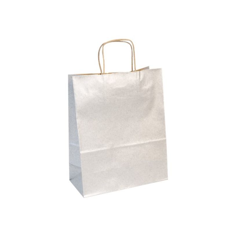 3329683957119-Clairefontaine The Basics - 25 Sacs cadeau kraft argent - 22 cm x 10 cm x 27 cm-P_405110189_1-0