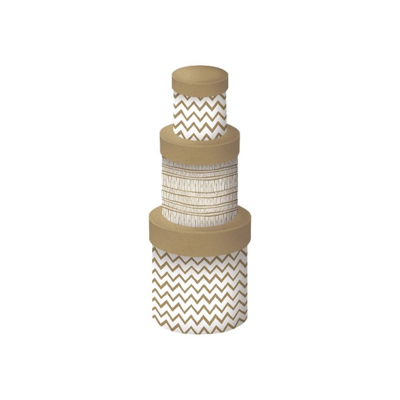 5033601514091-Clairefontaine Instinct - 3 Boîtes cadeau rondes - 19 cm x 12 cm - kraft blanc-P_405110191_1-0