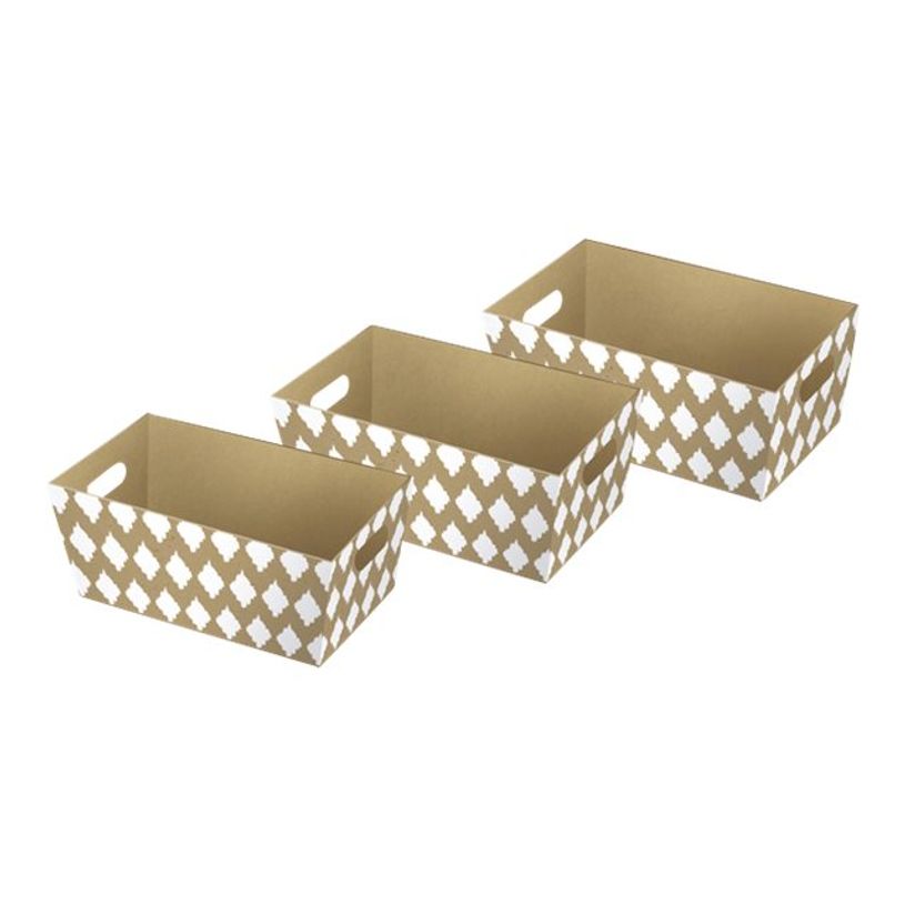 5033601514213-Clairefontaine Instinct - 3 Boîtes cadeau "corbeilles" - 31 cm x 24 cm x 14 cm - kraft bl-P_405110192_1-0