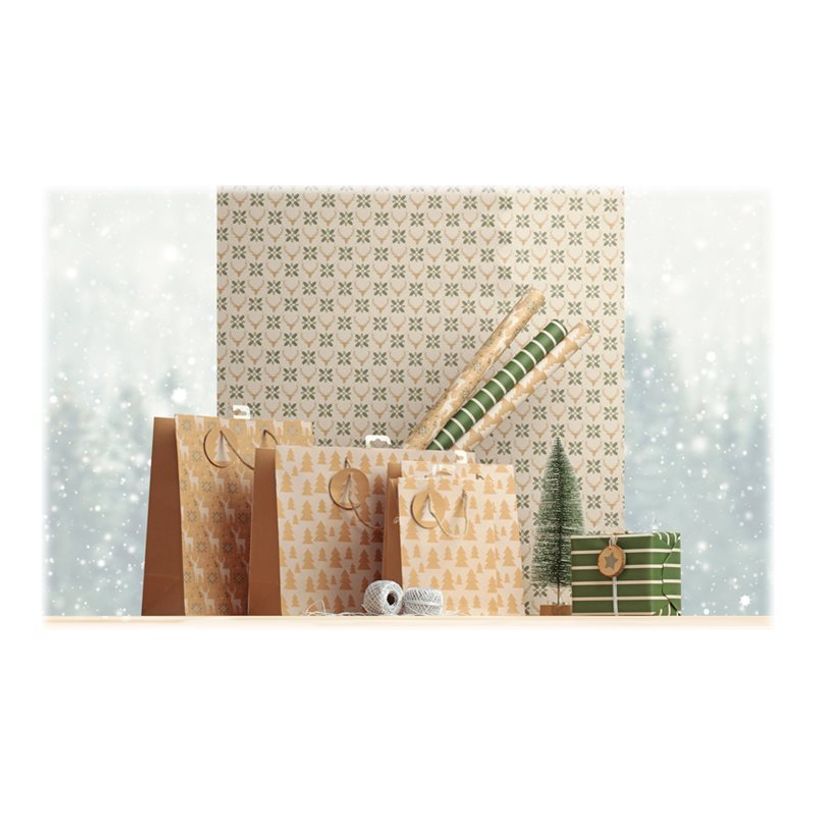 3329682238769-Clairefontaine Lovely Home - Papier cadeau kraft - 70 cm x 2 m - 70 g/m² -  différents m-P_405110210_6-5