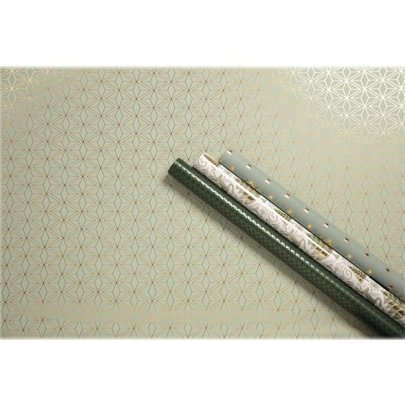 3329682128916-Clairefontaine Premium Dans les bois - Papier cadeau - 70 cm x 2 m - disponible dans diff