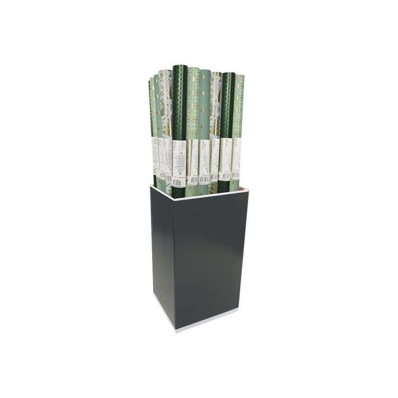 3329682128916-Clairefontaine Premium Dans les bois - Papier cadeau - 70 cm x 2 m - disponible dans diff