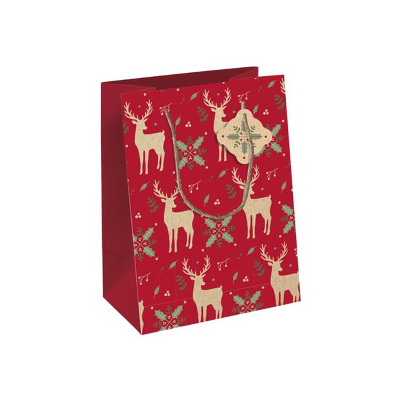 5033601497738-Clairefontaine Lovely Home Pocket - Sac cadeau rouge - 17 cm x 6 cm x 22 cm-P_405110222_2-1