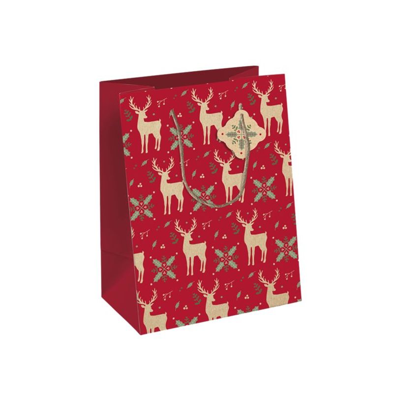 5033601497677-Clairefontaine Lovely Home Medium - Sac cadeau rouge - 21,5 cm x 10,2 cm x 25,3 cm-P_405110224_1-0