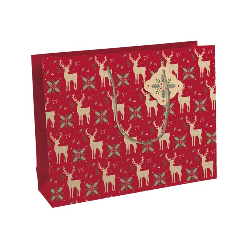 5033601497646-Clairefontaine Lovely Home - Sac cadeau rouge - 37,3 cm x 11,8 cm x 27,5 cm-P_405110225_2-1